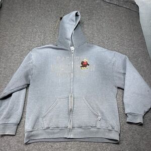 Vintage Eastern Washington University Eagles Full Zip Hoodie Men Xl Faded Kupp